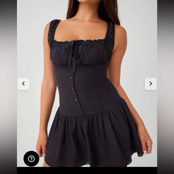 Frankie's Bikinis Dresses & Skirts - Frankies bikinis Christa ruffle mini dress